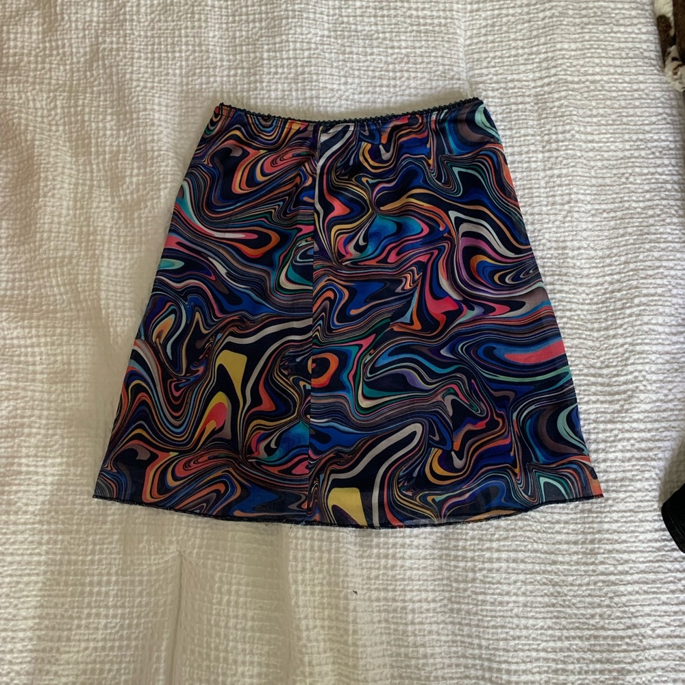 Funky, multi color skirt